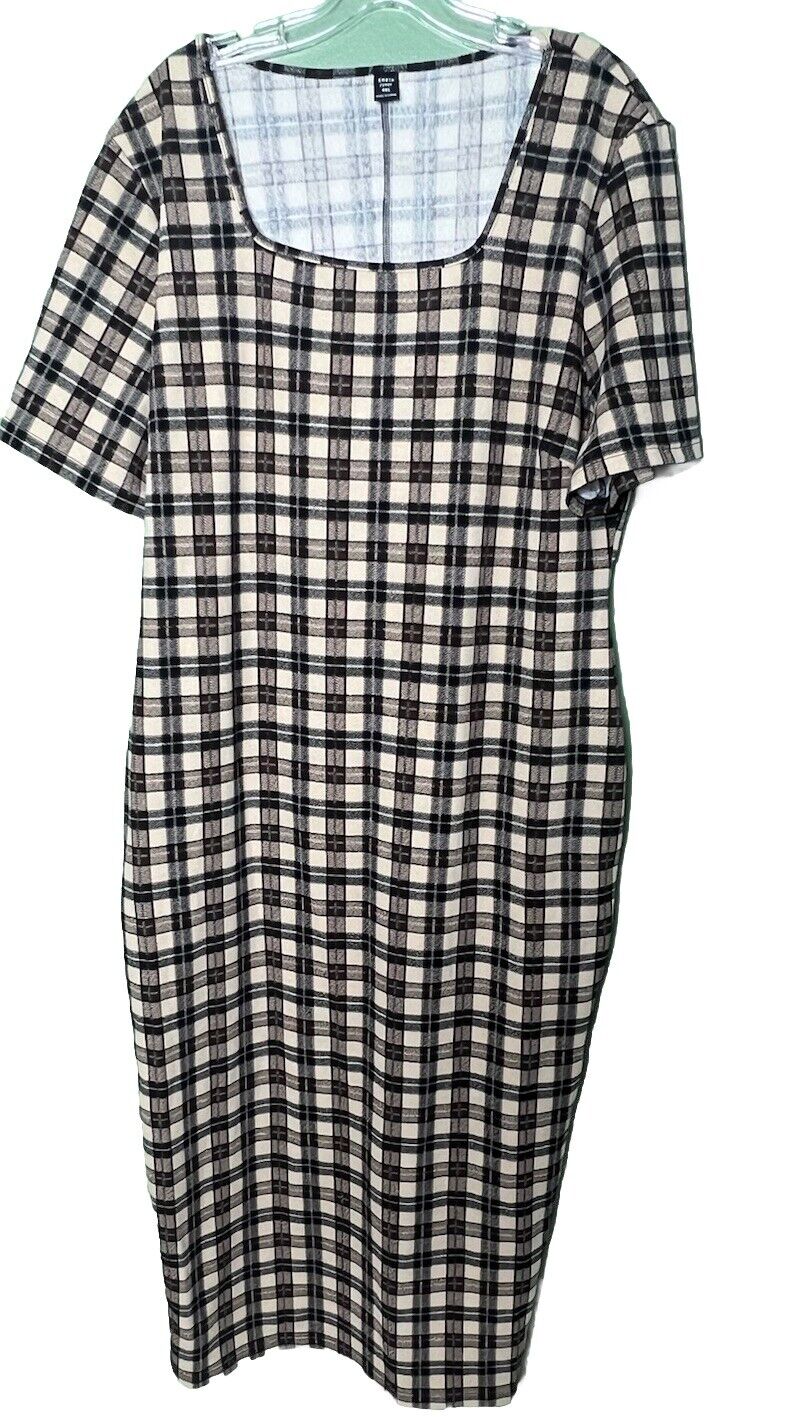 Shein Curve Maxi Dress Women's 4XL Short Sleeves