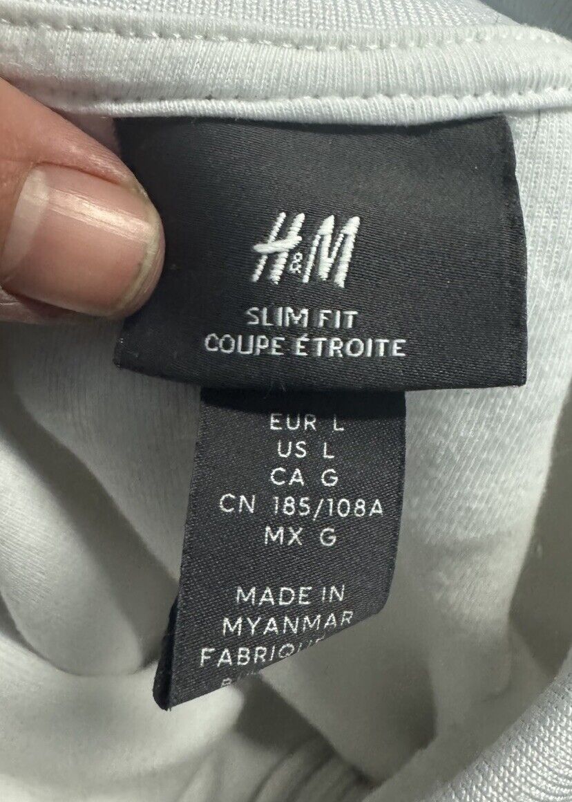 H&M 1/4 Zip Up Pullover Sweater Women's Size Large