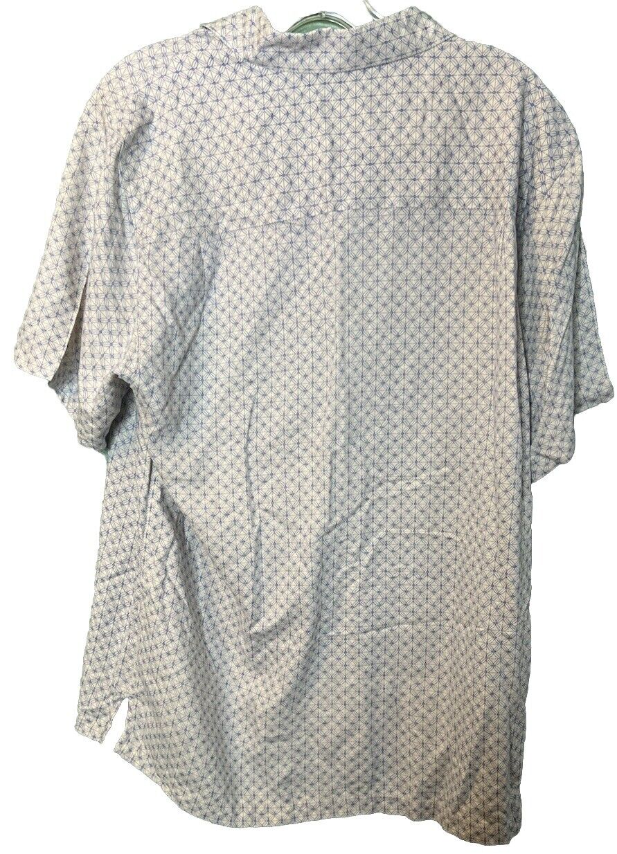 Toscano Shirt Adult Large Button Down Short Sleeve