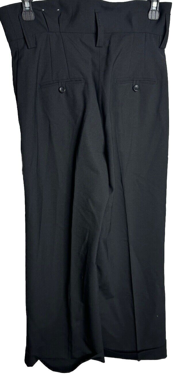 Express Design Studio Womens Editor Cropped Pants Pockets Flat Front 0