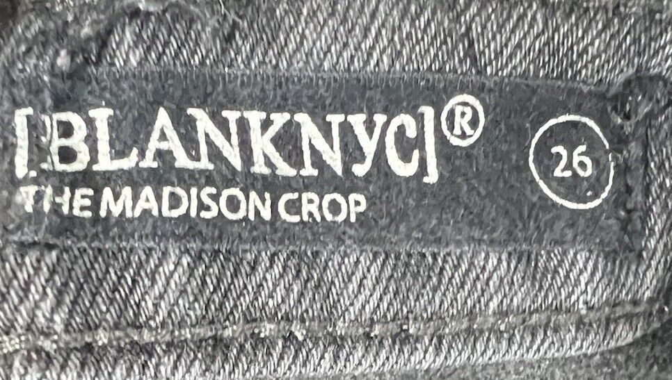 BLANKNYC THE MADISON CROP JEANS SIZE 26