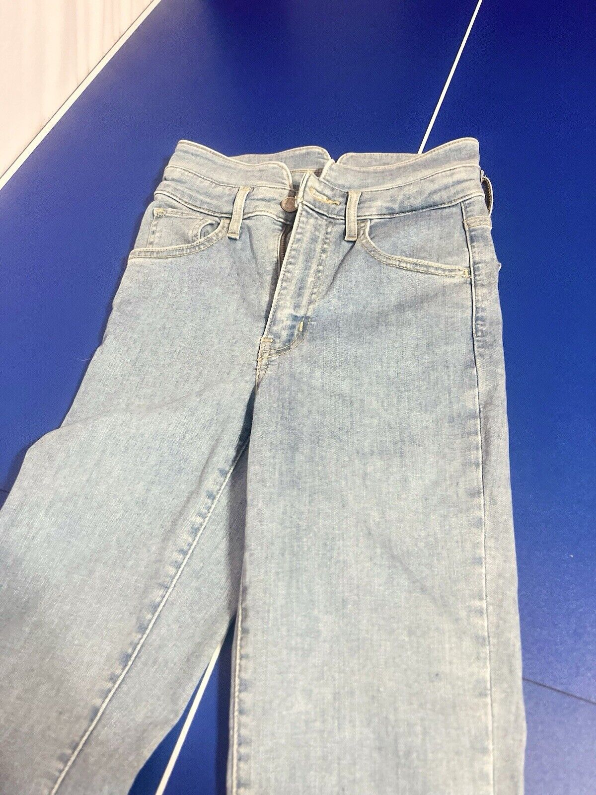 Levi's Jeans Women's 24x26 Mile High-Rise Super Skinny Ankle Pants-Measured
