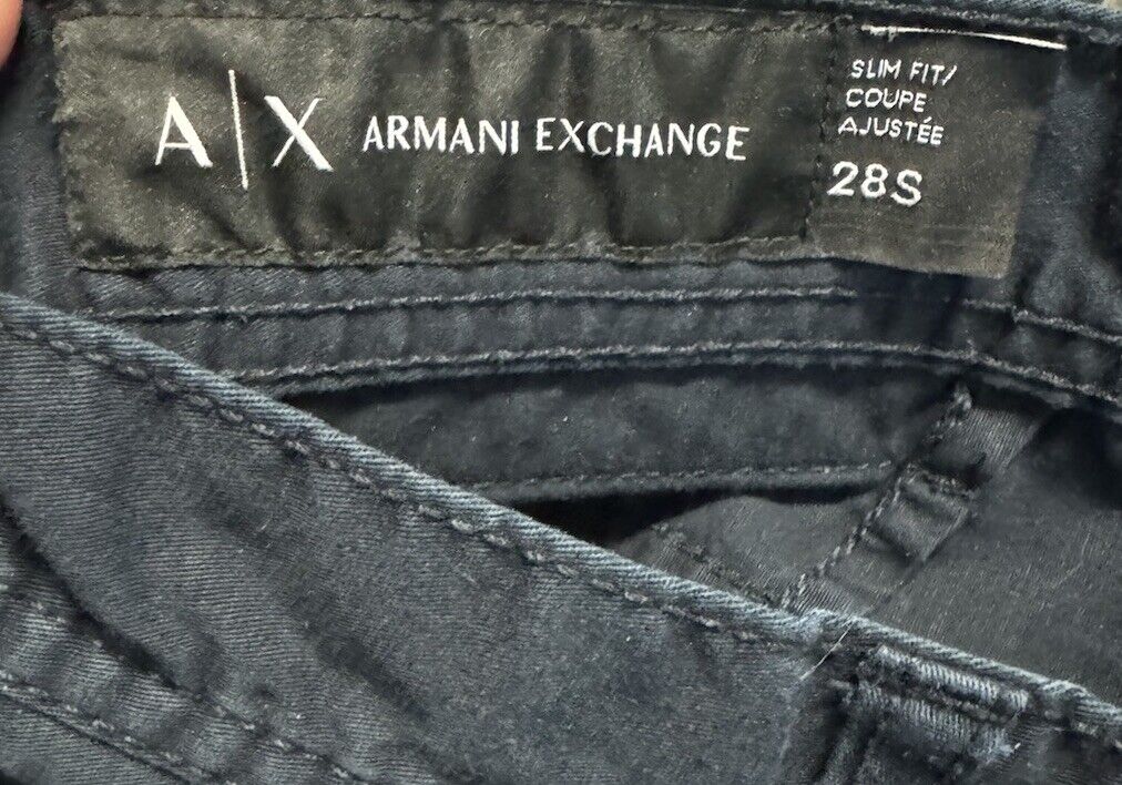 A|X Armani Exchange Men's Straight Cut 5 Pocket Pants Jeans Pants Size 28 S