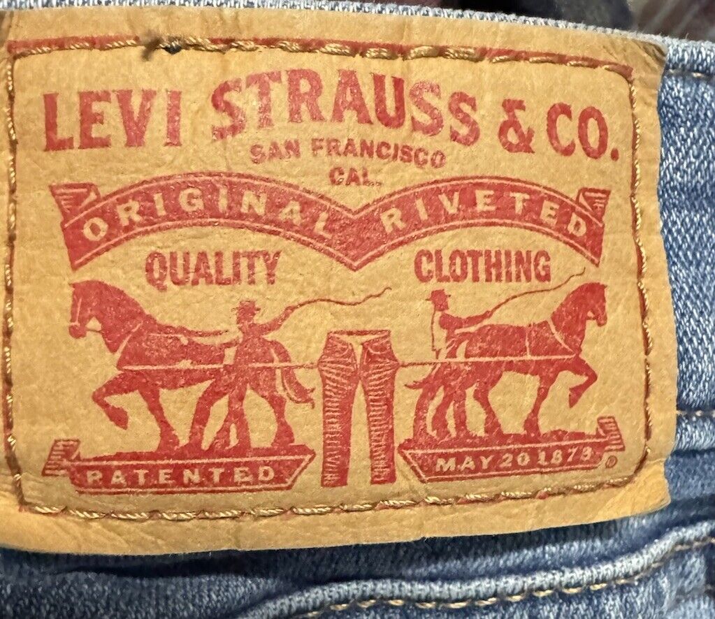 Levi's 711 Women's Jeans Size 31 Skinny Blue Denim Mid-Rise