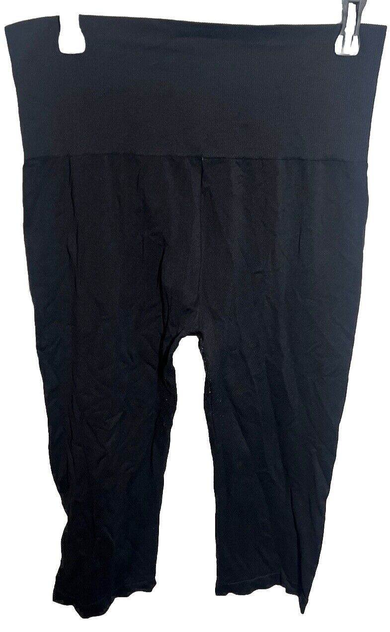 I.N.C Studio Woman Womens Pull On Capri Pants Plus Size 1X Black
