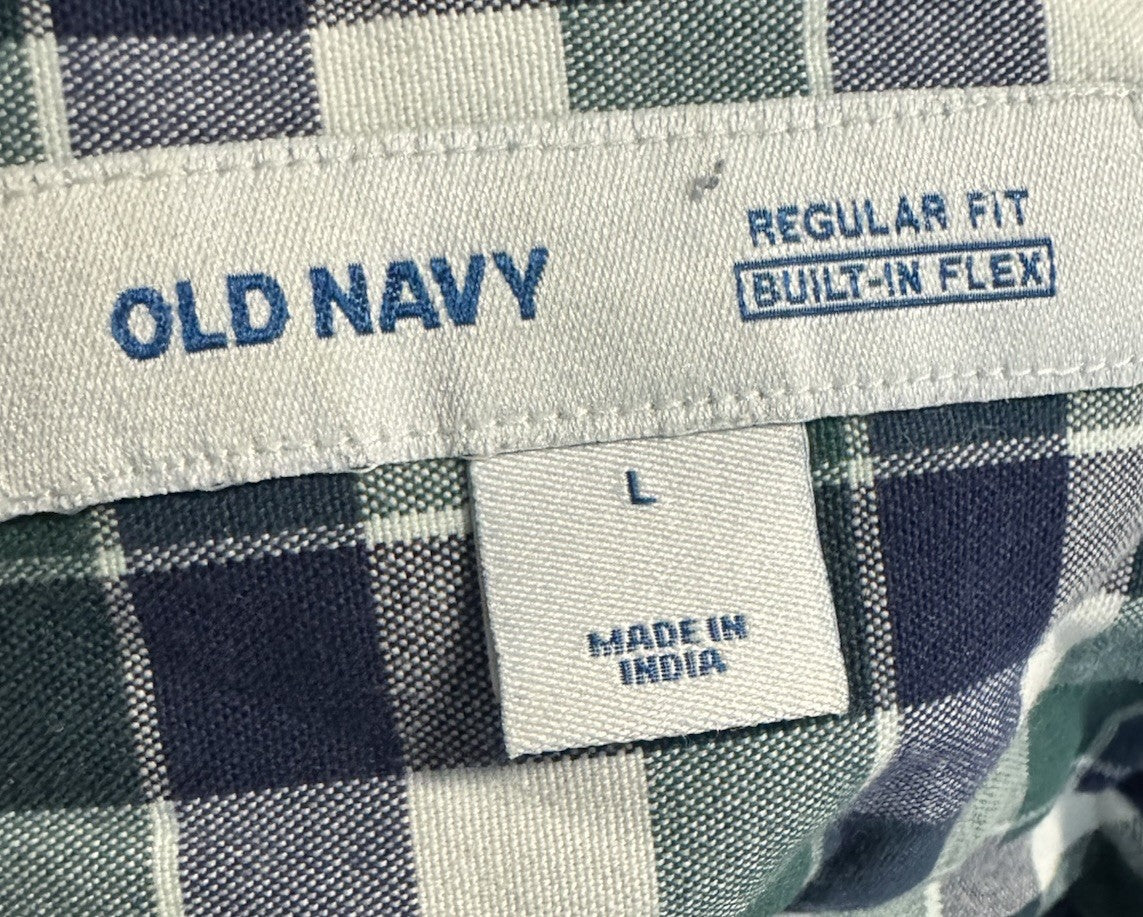 Men's Old Navy Long Sleeve Size Large Button Down
