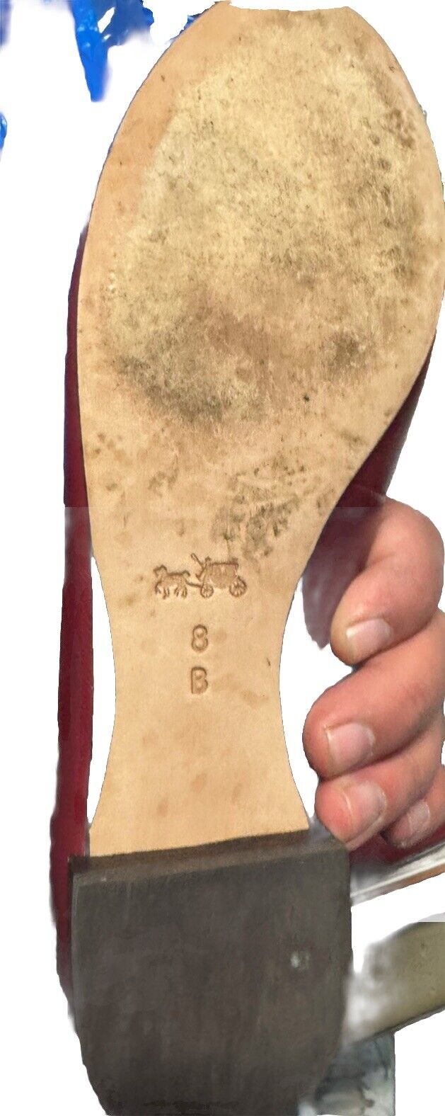 Coach Scarlet Monogram Slip-on Flats Size 8M Canvas / Leather