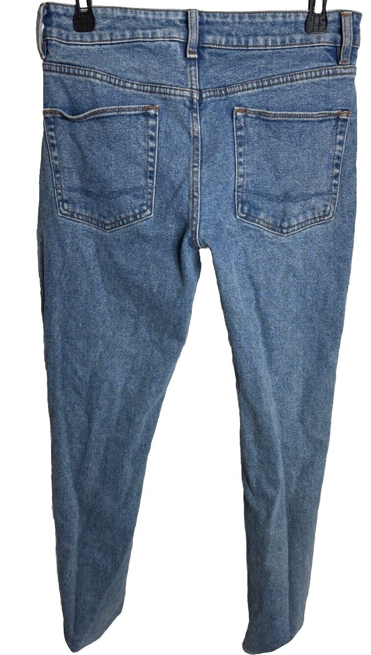 Asos Design Jeans Mens 30x32 Tapered Medium Wash Denim