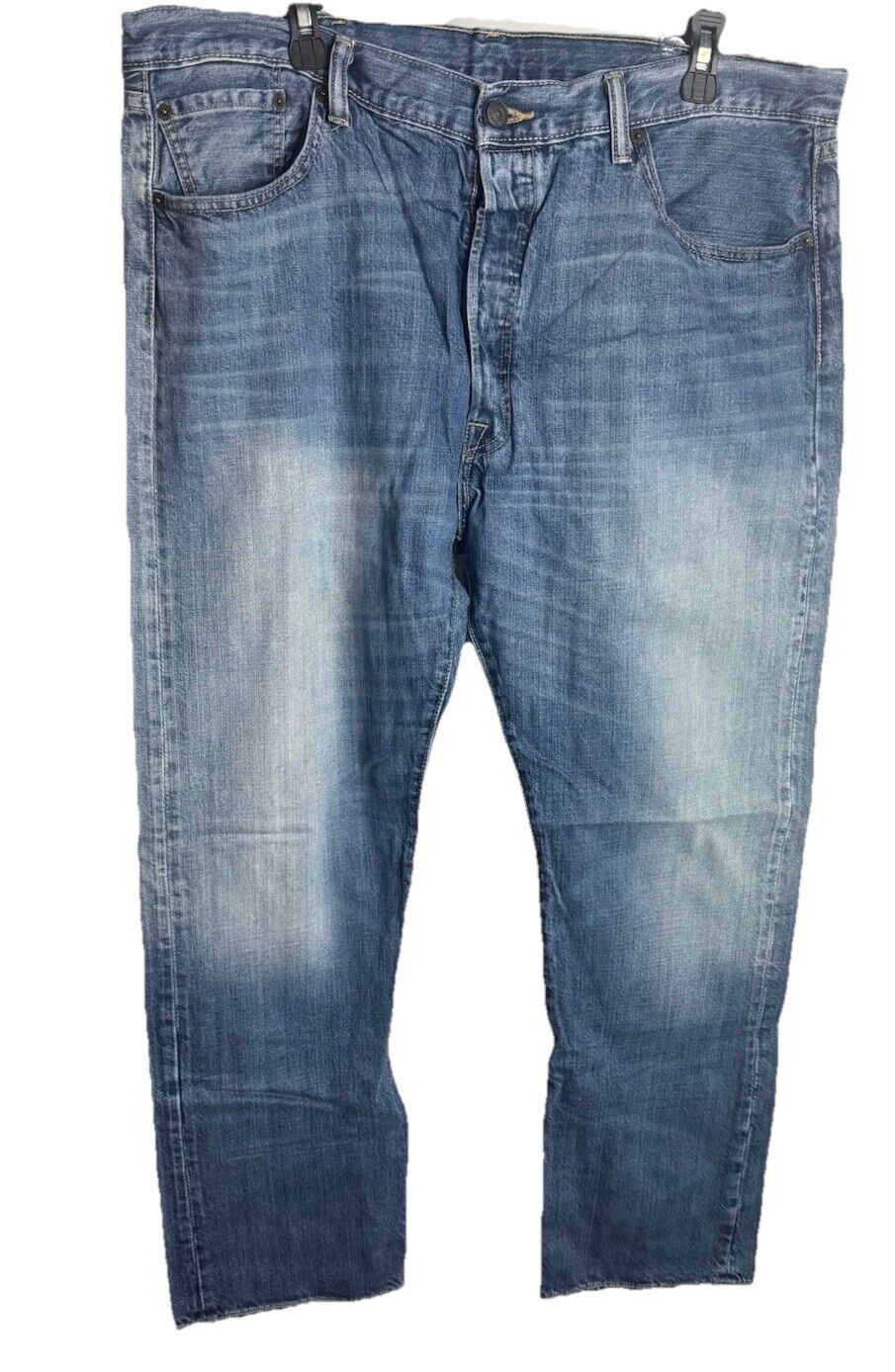 Levi Strauss 501 Straight Leg Denim Jeans Size 40 X 32 Men Blue Denim