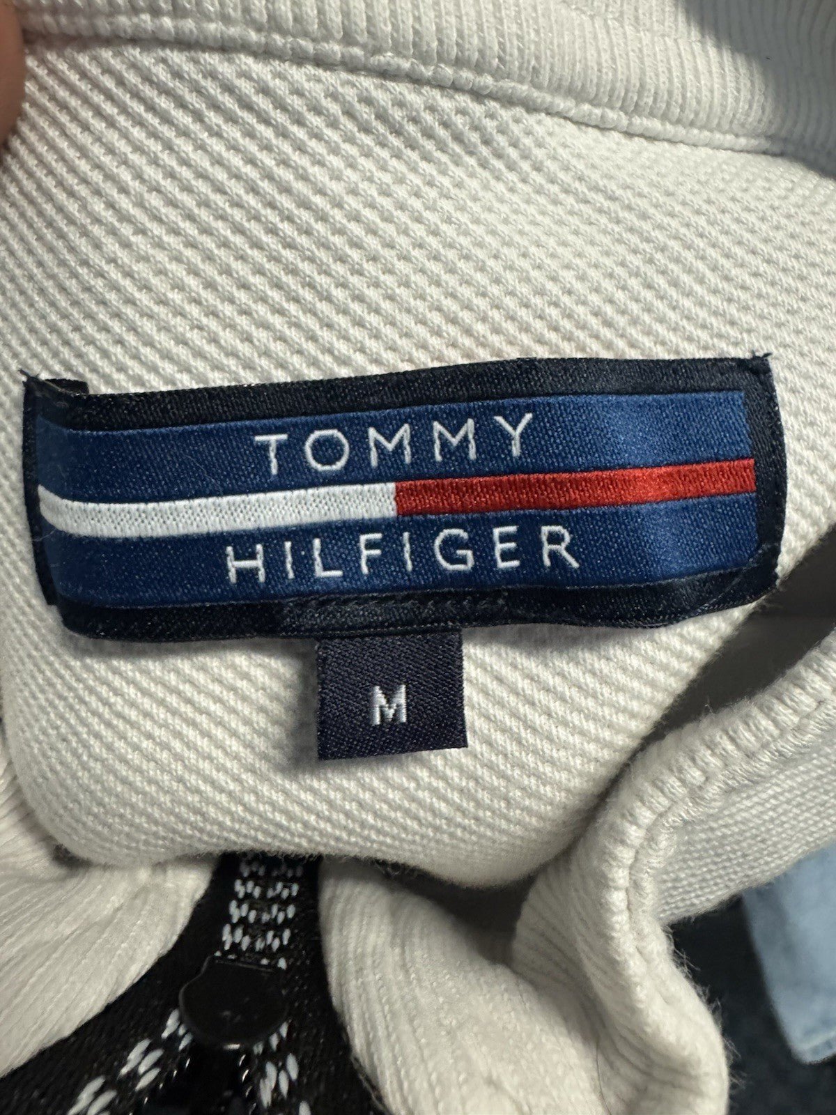Tommy HIlfiger Sweater Mens Medium 1/4 Zip Pullover