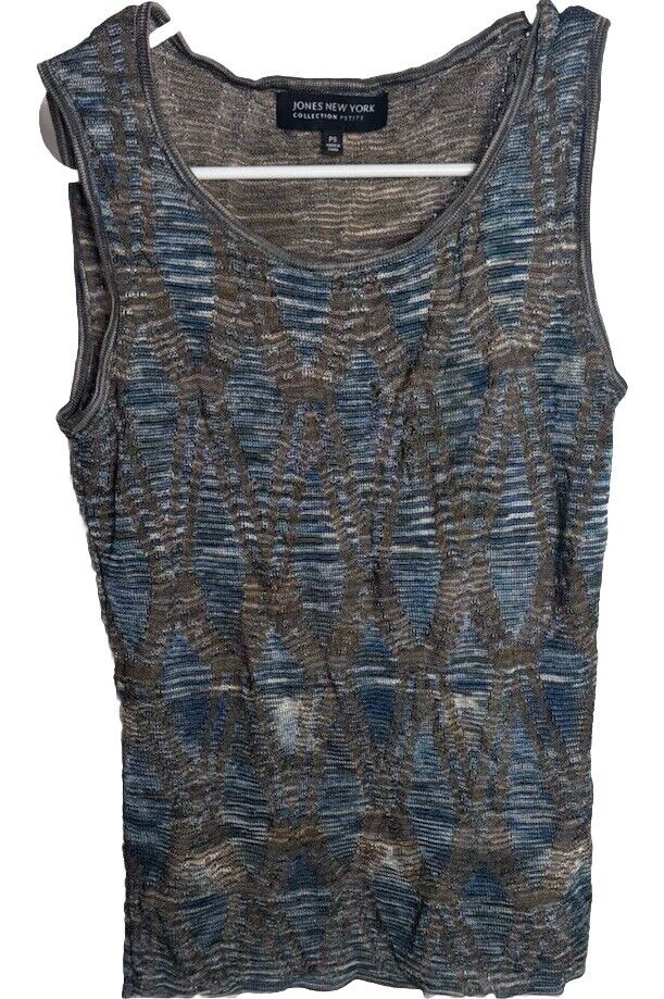 Jones New York Collection Stretch Knit Tank Top Petite Small