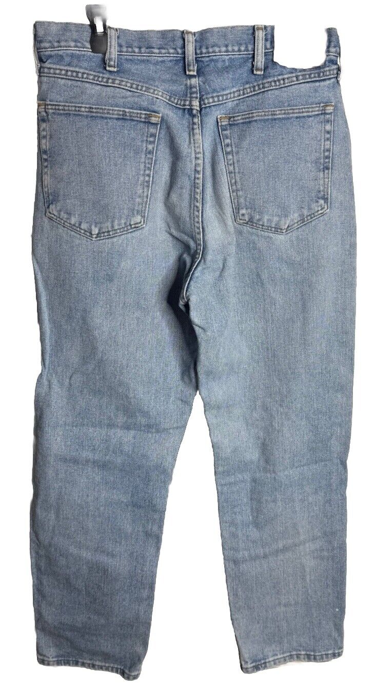Wrangler Jeans Mens 34x32 Blue Regular Fit Stretch Medium Wash Denim