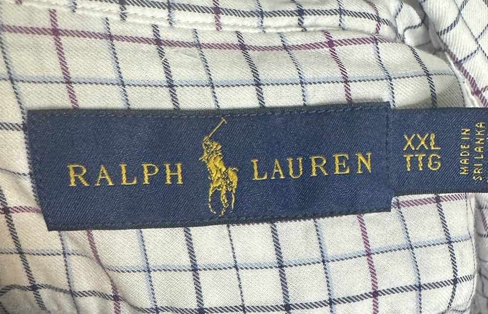 Ralph Lauren Mens Long Sleeve Button Down Shirt Size 2XL
