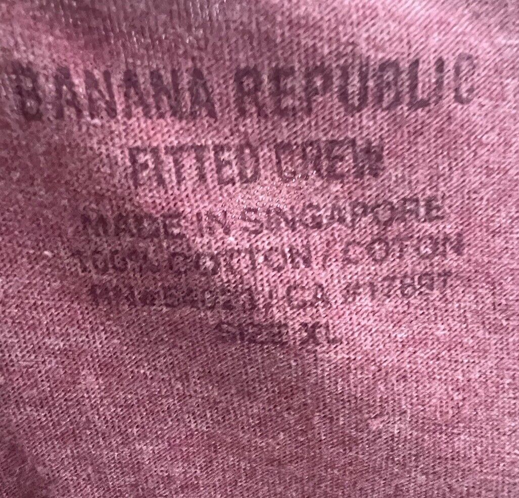 Banana Republic Mens Size XL YShort Sleeve