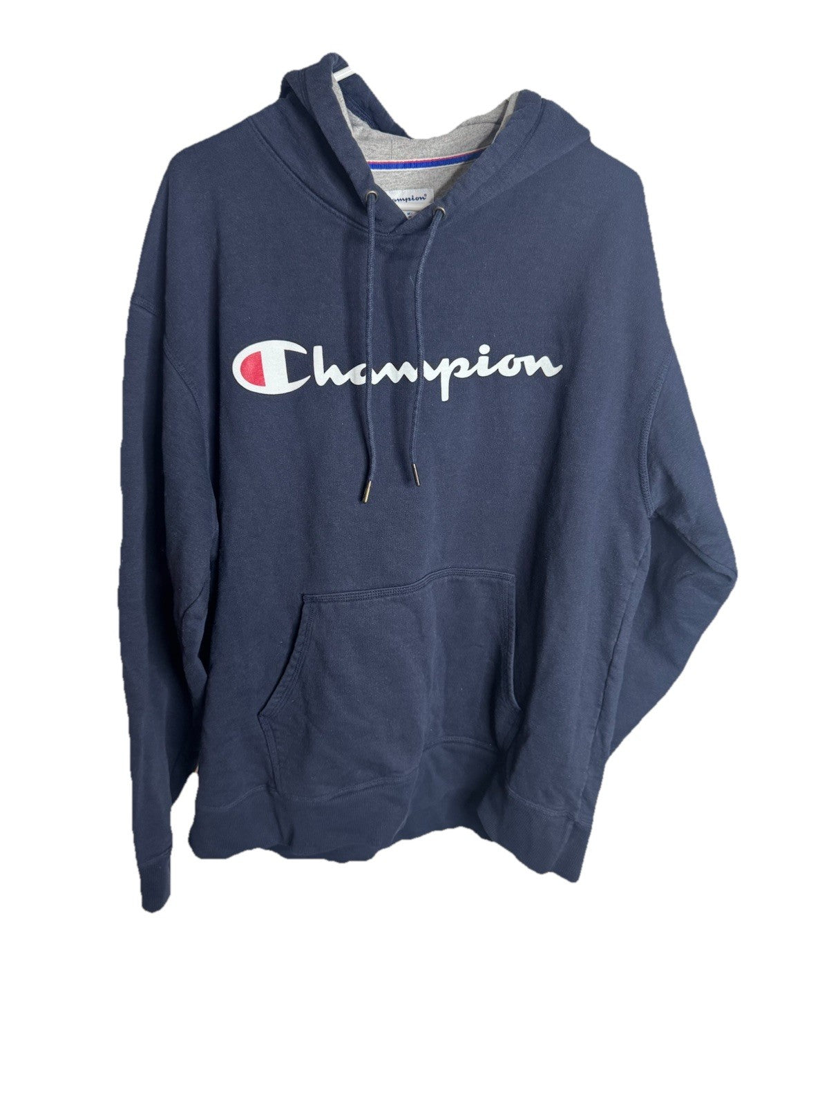 Champion Men's Hoodie Stretch Pullover Logo XL