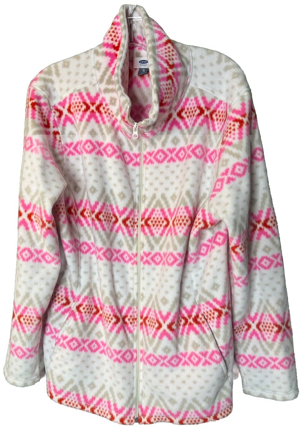 Old Navy Full Zip Fleece Lightweight Jacket For Women Size XL
