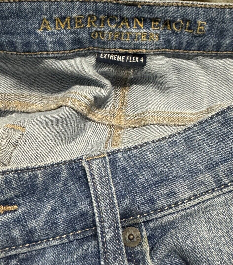 American Eagle Jeans Mens 36 Blue Bootcut Pant Denim Western Cowboy Ranch 36x32