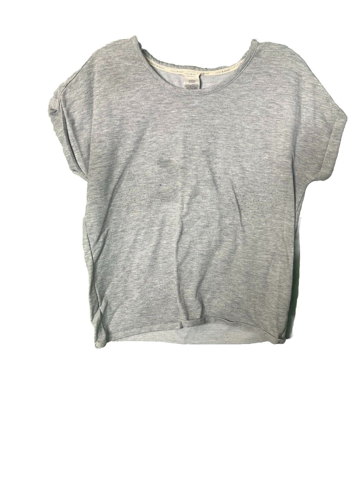 Lucky Brand Women's Size S/CH Pullover Sweater Gray Long Sleeve