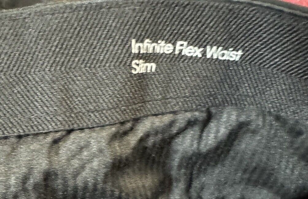Calvin Klein Black Pants Men 30W x 32L Infinite Slim Fit 4 Way Stretch Flat
