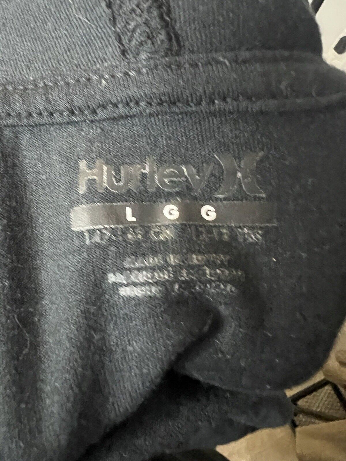 Hurley Thin Light Weight Hoodie Size Large