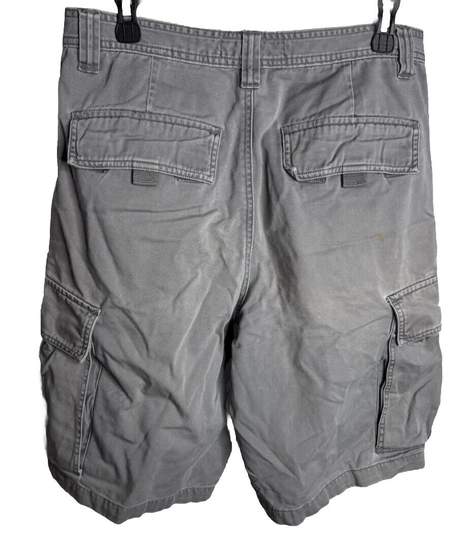 Mens Aeropostale Taupe Khaki Flat Front Shorts, 31 Waist,