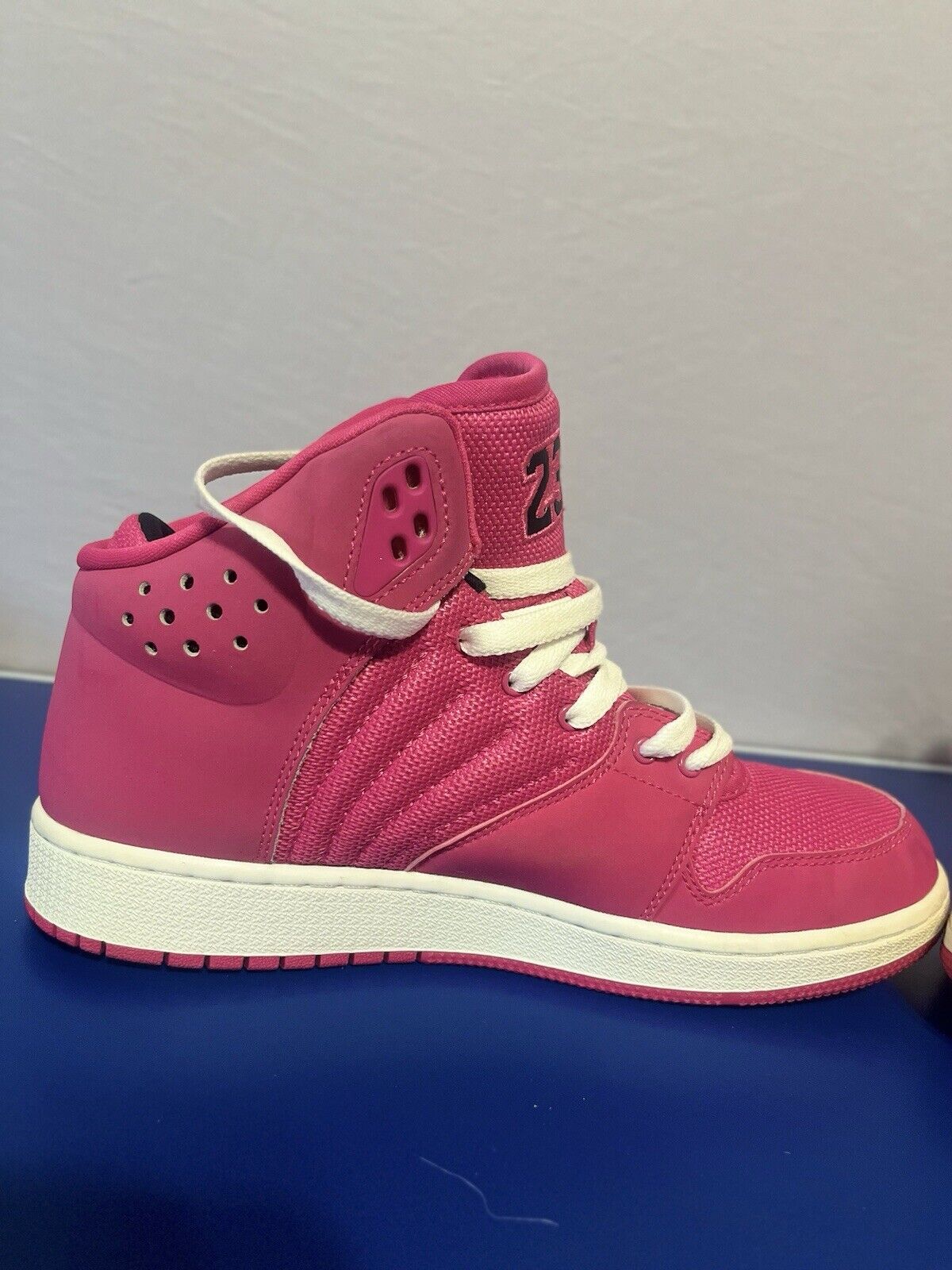 NIKE AIR JORDAN PINK, 6.5Y, Leather Shoes, Jordans, Rare Find Read Description