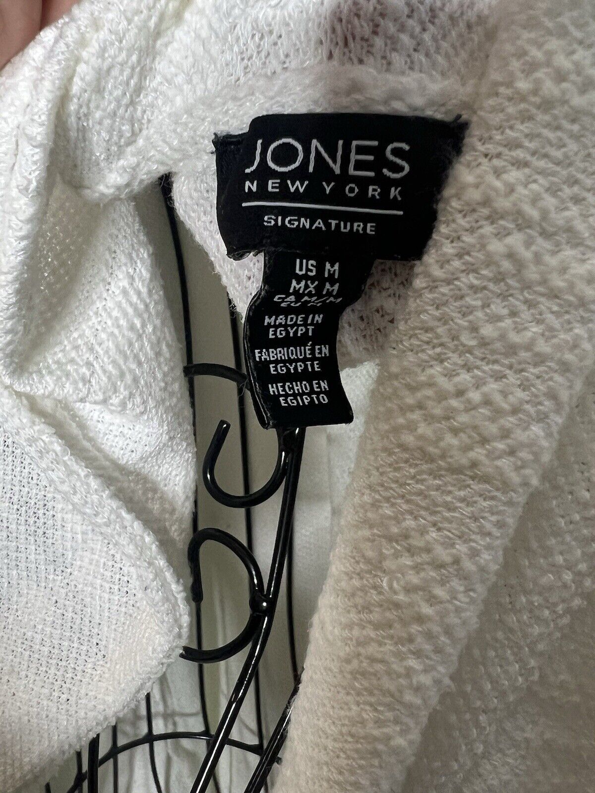 White Gradient Women's Cover Up Jones New York Size M