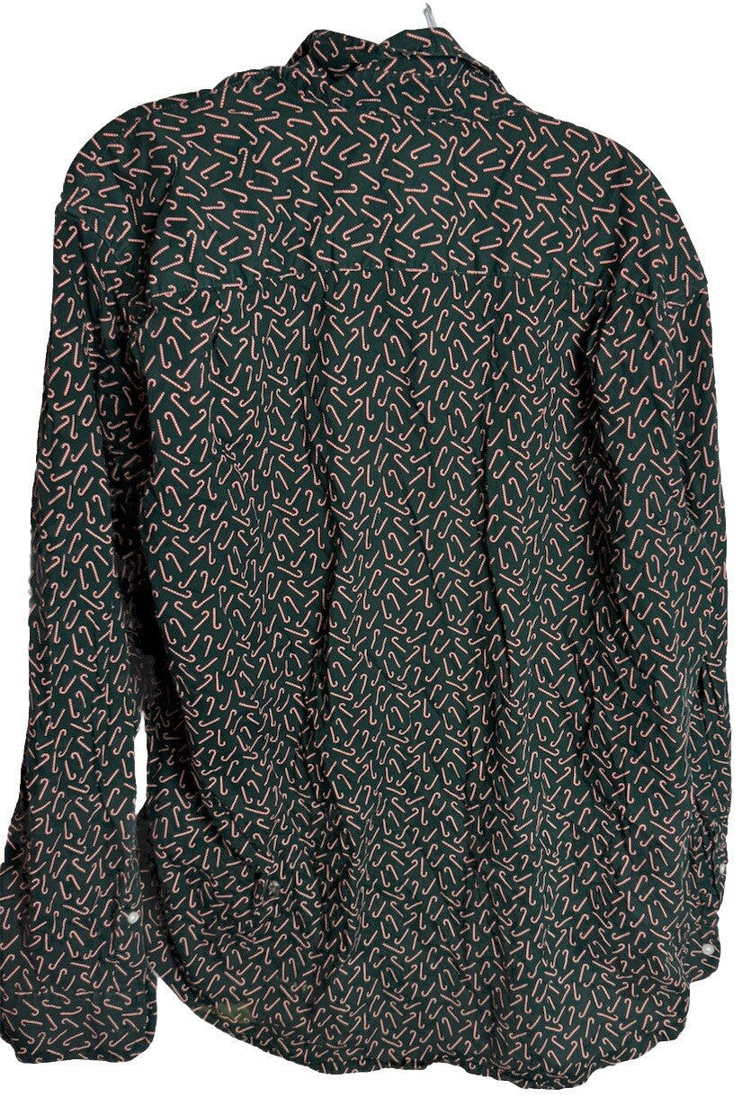 St Johns Bay Mens Button Down Shirt Long Sleeve