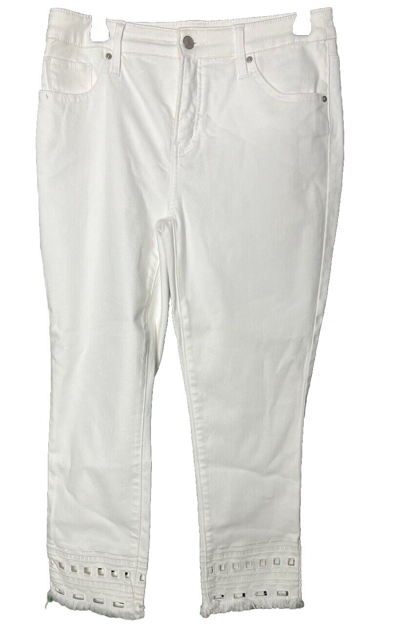 So Slimming Girlfriend Slim Leg Crop Size 4 Regular Skinny Stretch