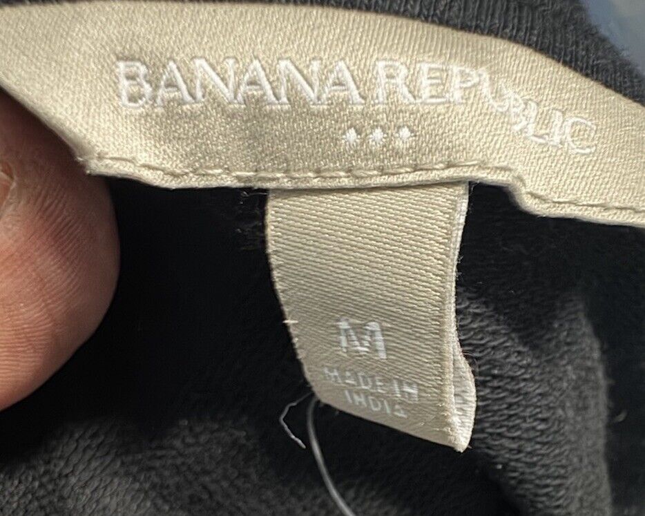 Banana Republic Mens Medium LINED Sweater Full Zip