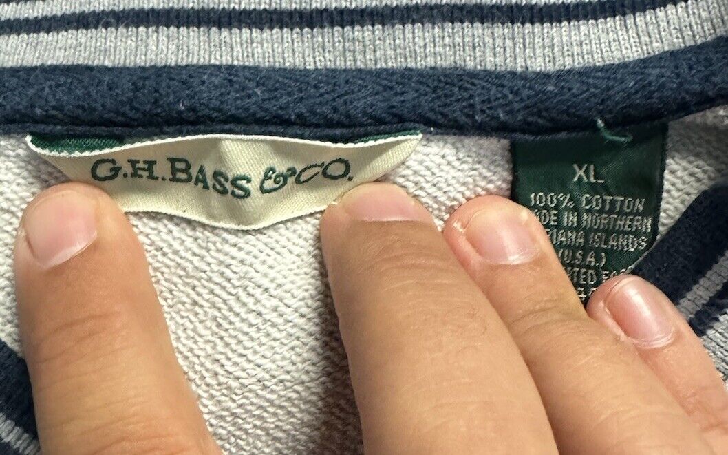 G. H. Bass & Co Mens Size XL Pullover Sweater
