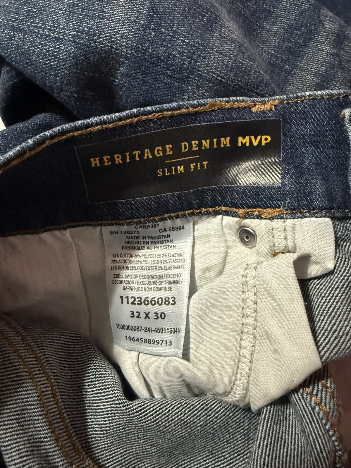 Lee Men HERITAGE DENIM MVP SLIM FIT 32x30