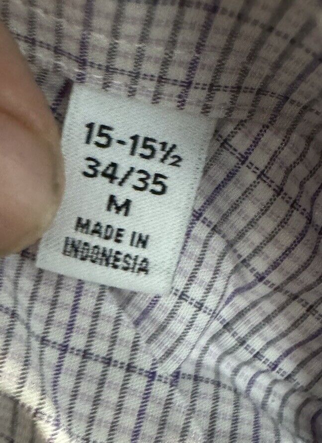calvin klein Button Down dress shirt Mens 15-15.5 34/35 Medium