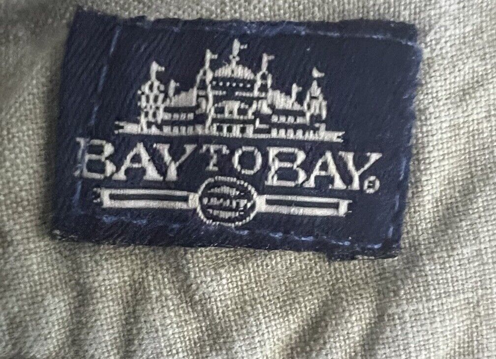 Men's Bay to Bay w/partial Elastic Waistband Chino Shorts Size 38