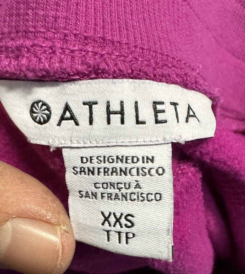 Athleta Women's Balance Jogger Sweatpants Pants XXS Pockets Lounge D1