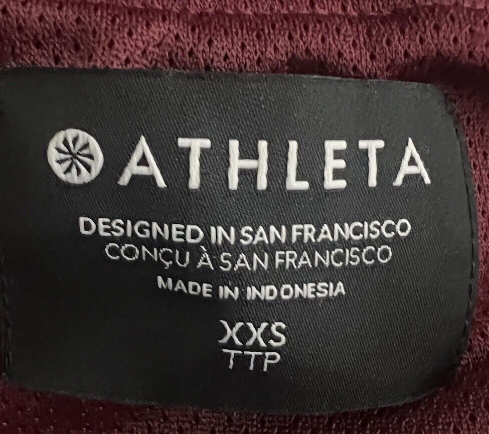 Athleta Women’s Long Sleeve Full Zip Athletic Jacket Size XXS
