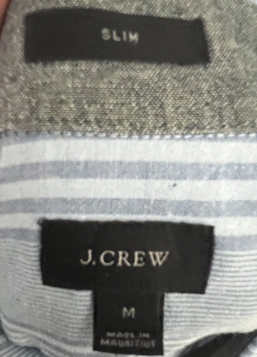 J Crew Mens Classic Flex Casual Long Sleeve Button Down Shirt M