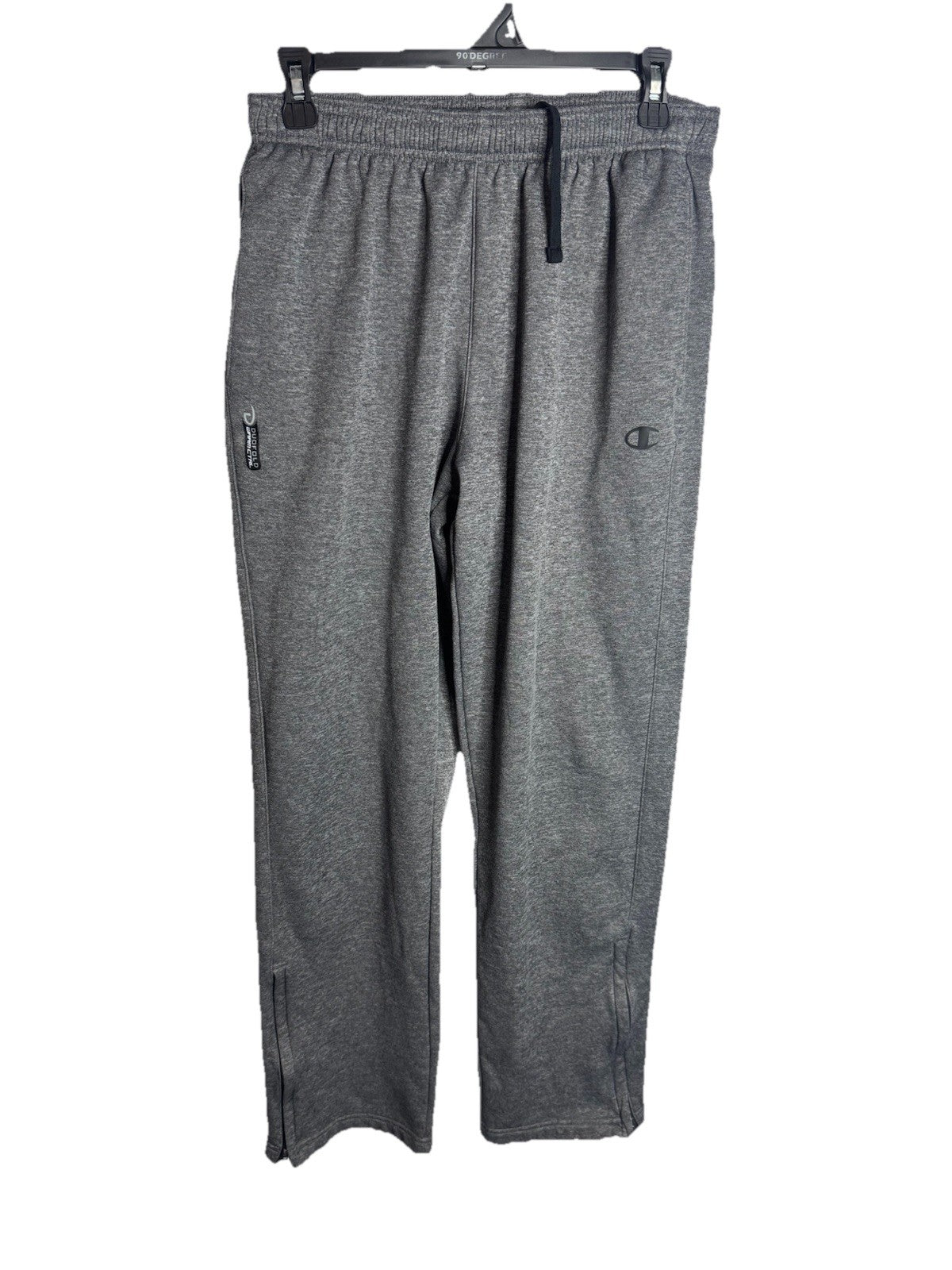 Champion Gray Sweatpants Mens M Straight Fit Grey w/ Pockets Cotton Poly