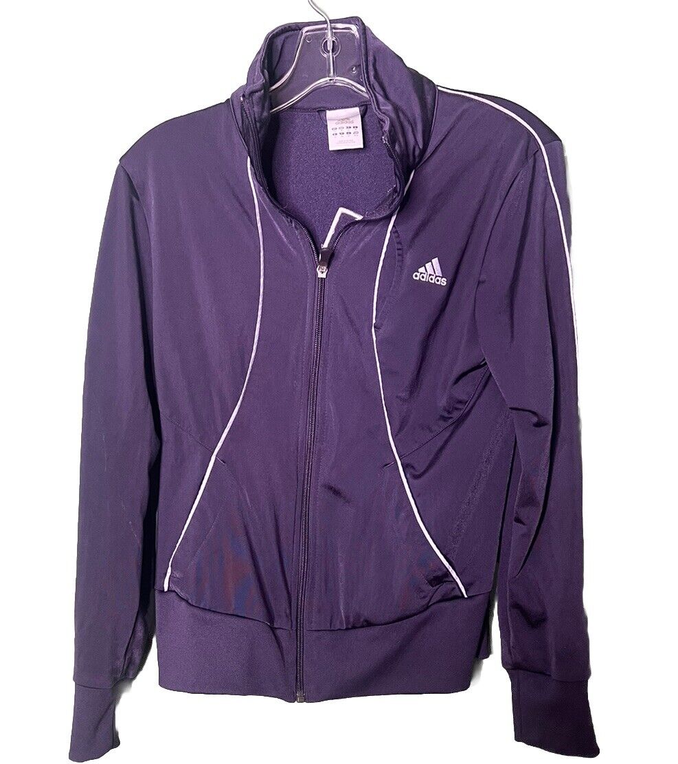 Adidas Track Jacket Youth Medium Full Zip Jacket Casual Outdoor Jacket