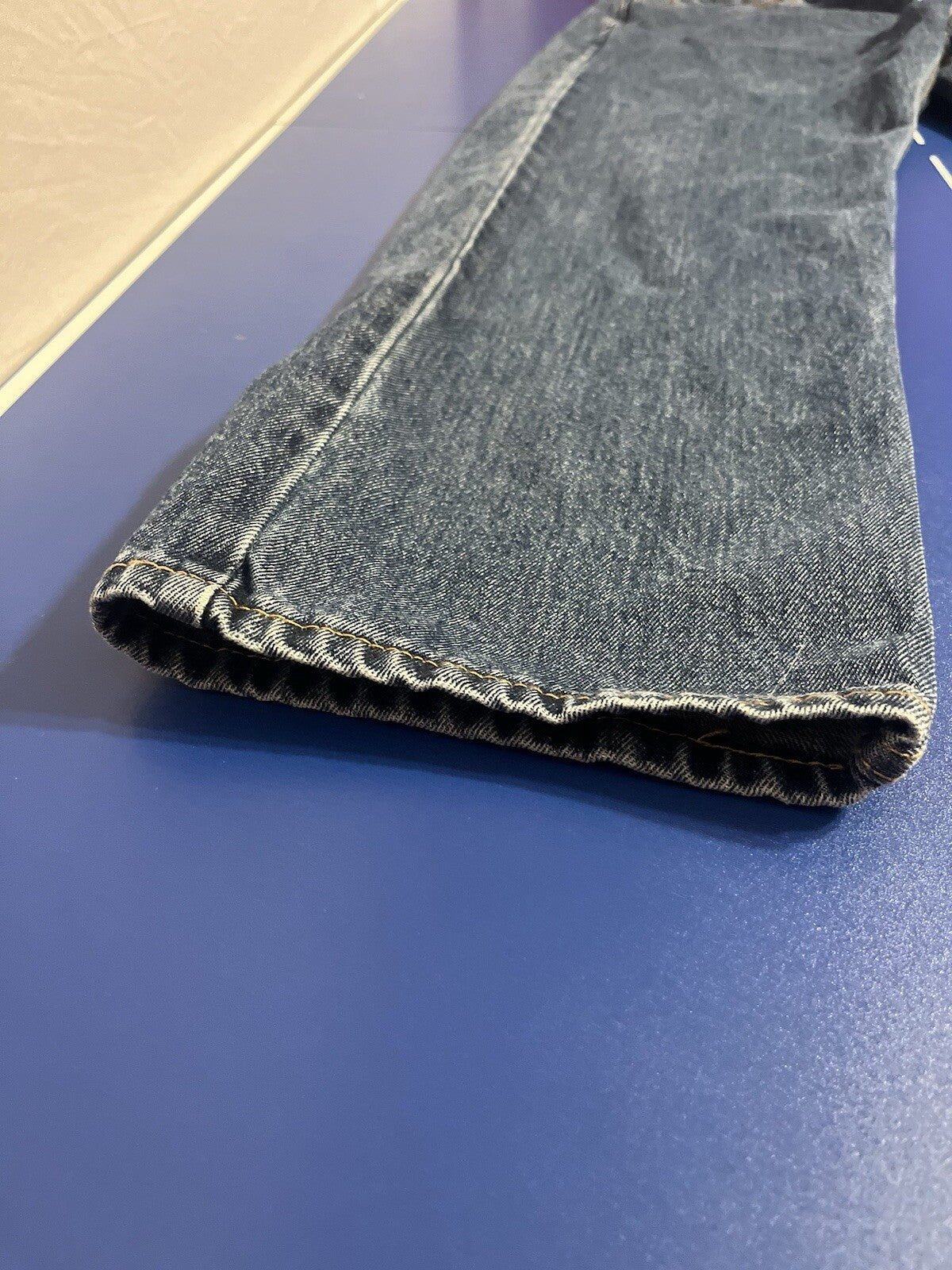 Vintage Levis 505 Jeans 38x29 Blue Denim Cotton Straight Casual Work