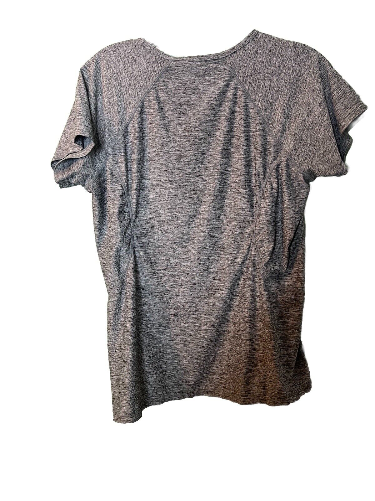 Reebok Slim Fit Shirt Womans M Gray Performance Running