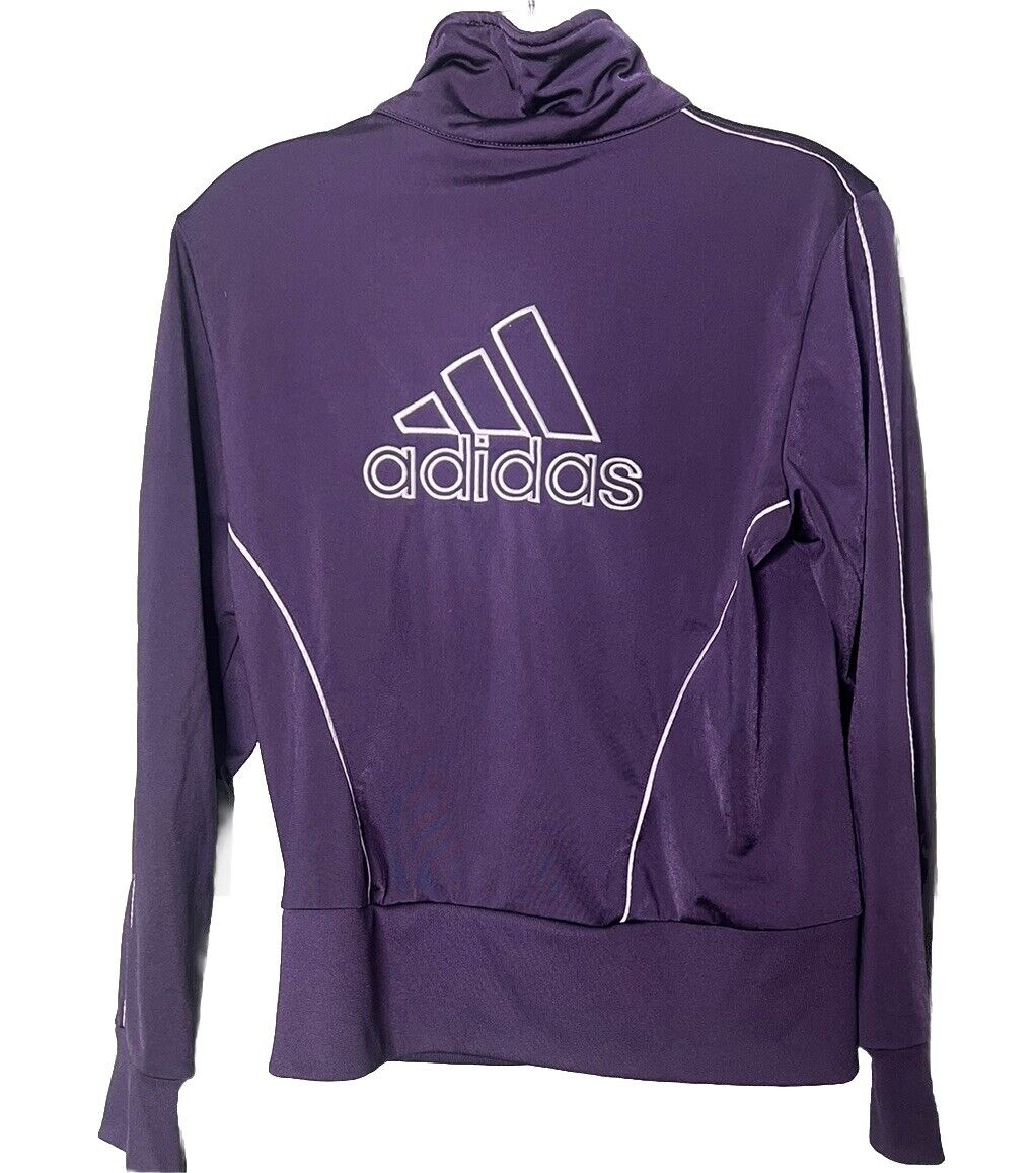 Adidas Track Jacket Youth Medium Full Zip Jacket Casual Outdoor Jacket