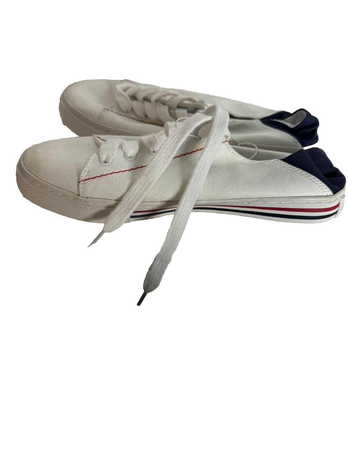 Tommy Hilfiger White Canvas Women's Size 8 M