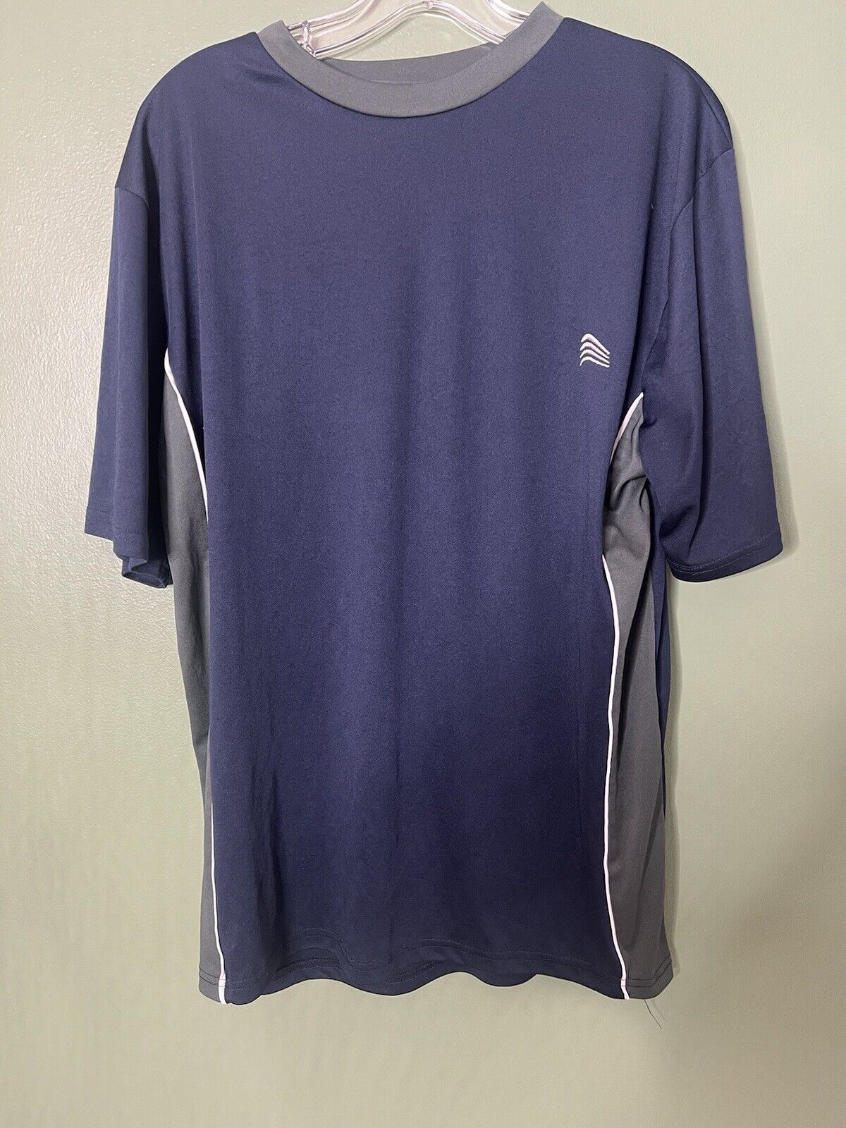 Cougar Sport Shirt Adult Large Blue Dry Performance Technology Workout Casual