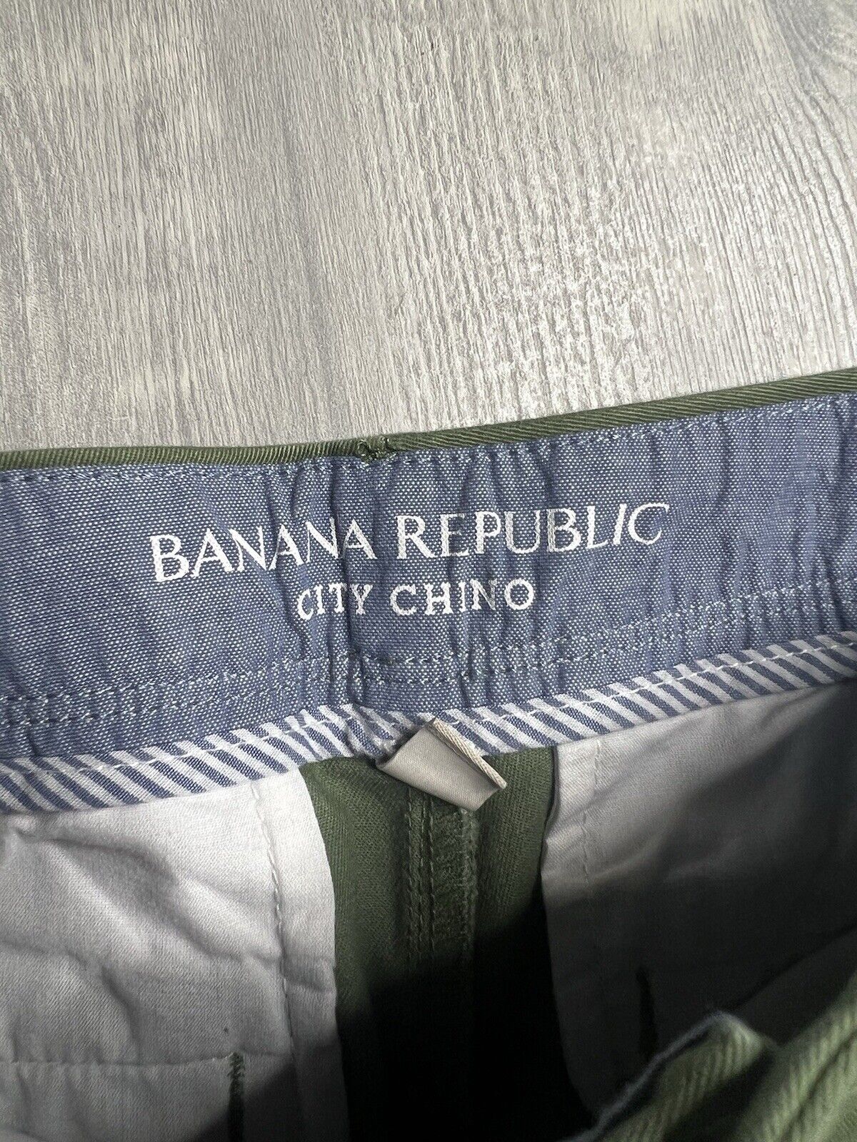 Banana Republic Shorts Womens 0 City Chino Mid Rise Casual Button