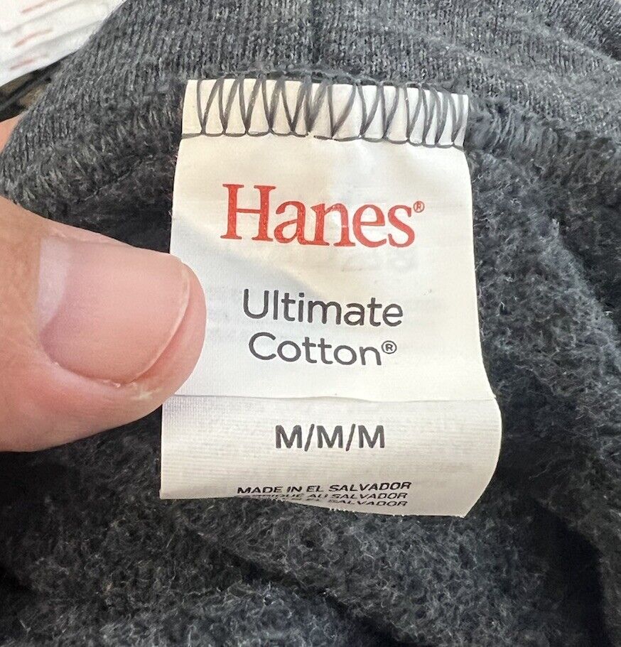 Hanes Hoodie Men's Fleece Pullover Originals Sweatshirt Midweight Standard Fit M