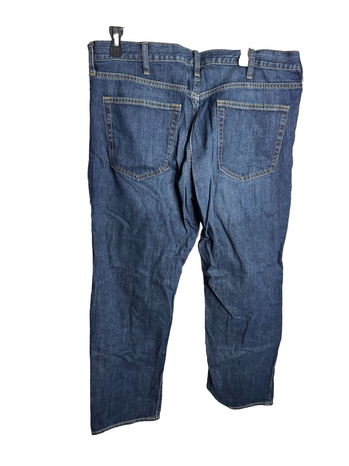 Old Navy Baggy Jeans Mens Size 38X30 Blue Denim Loose Ample Mid Rise Flat Front