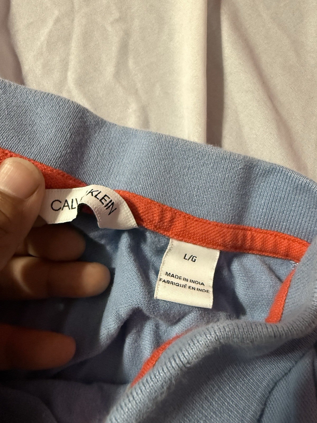 Preowned- Calvin Klein Short Sleeved Polo Mens (Size L)