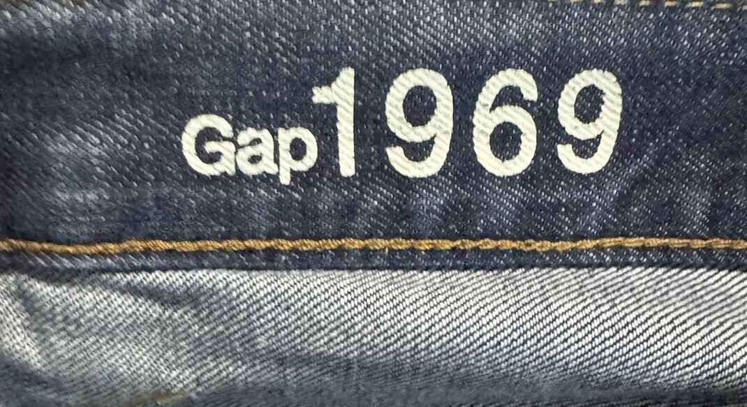 Gap Jeans Mens 38x30 Blue Dark Wash Denim