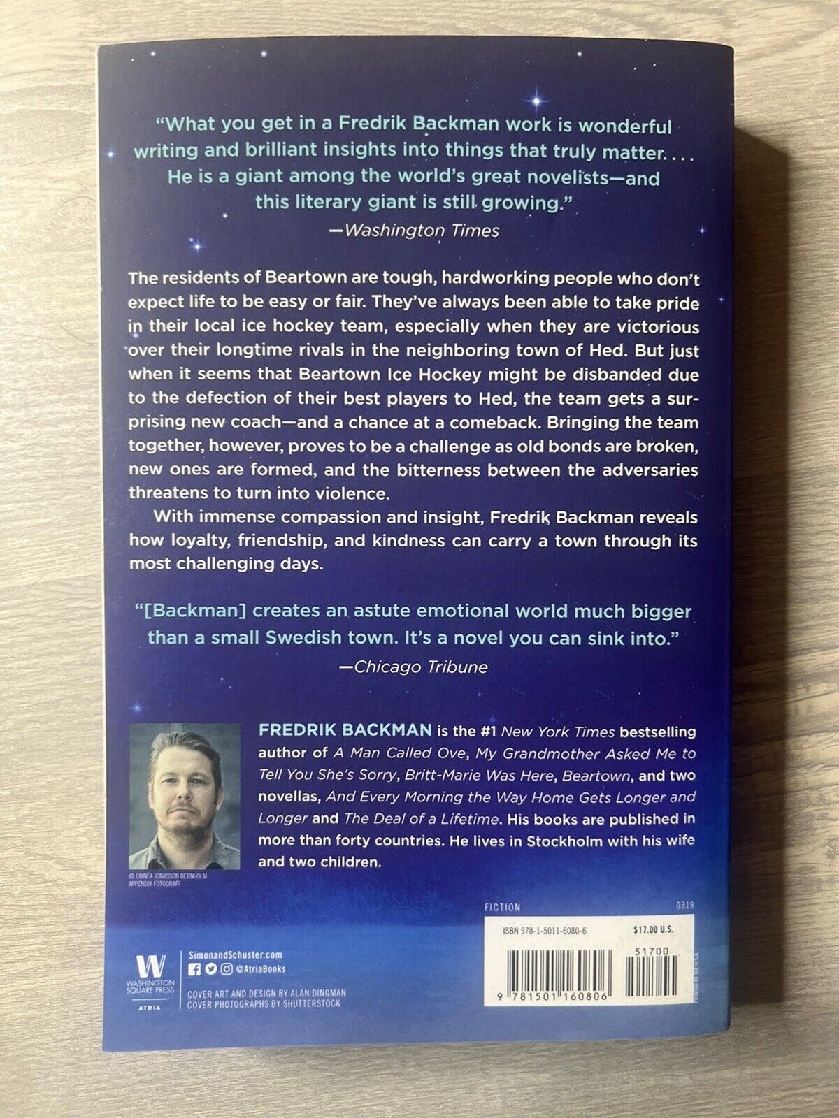 Beartown Ser.: Us Against You : A Novel by Fredrik Backman (2019, Trade...